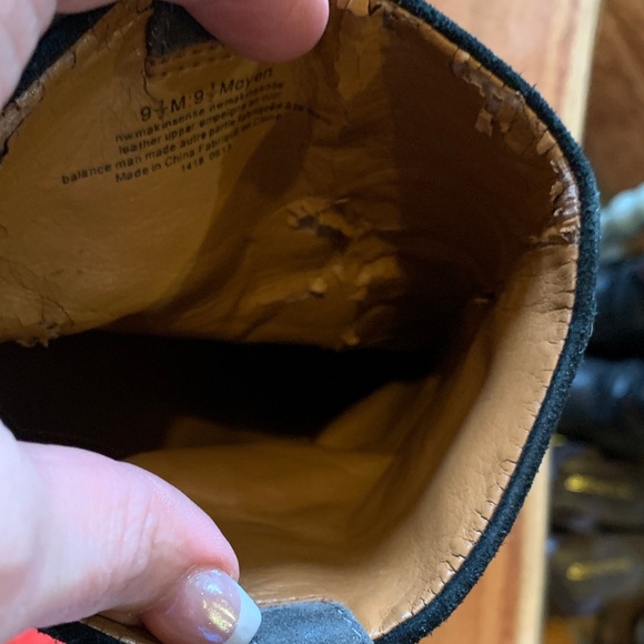 Stylish Nine West Black and Gray Women's Boots - Picture 9 of 10